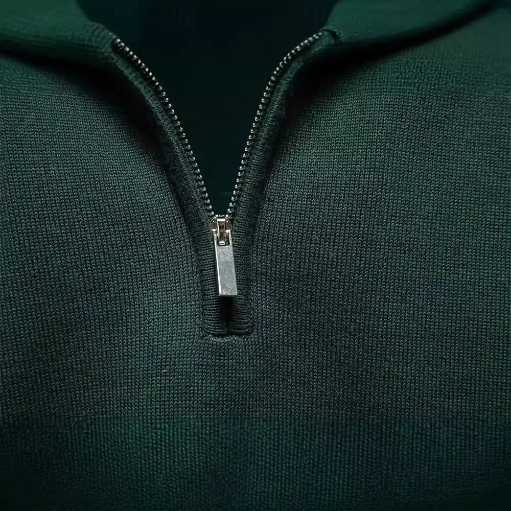 Echt sweater Essentiell Quarter-Zip Tröja - Stil och Komfort i Ett