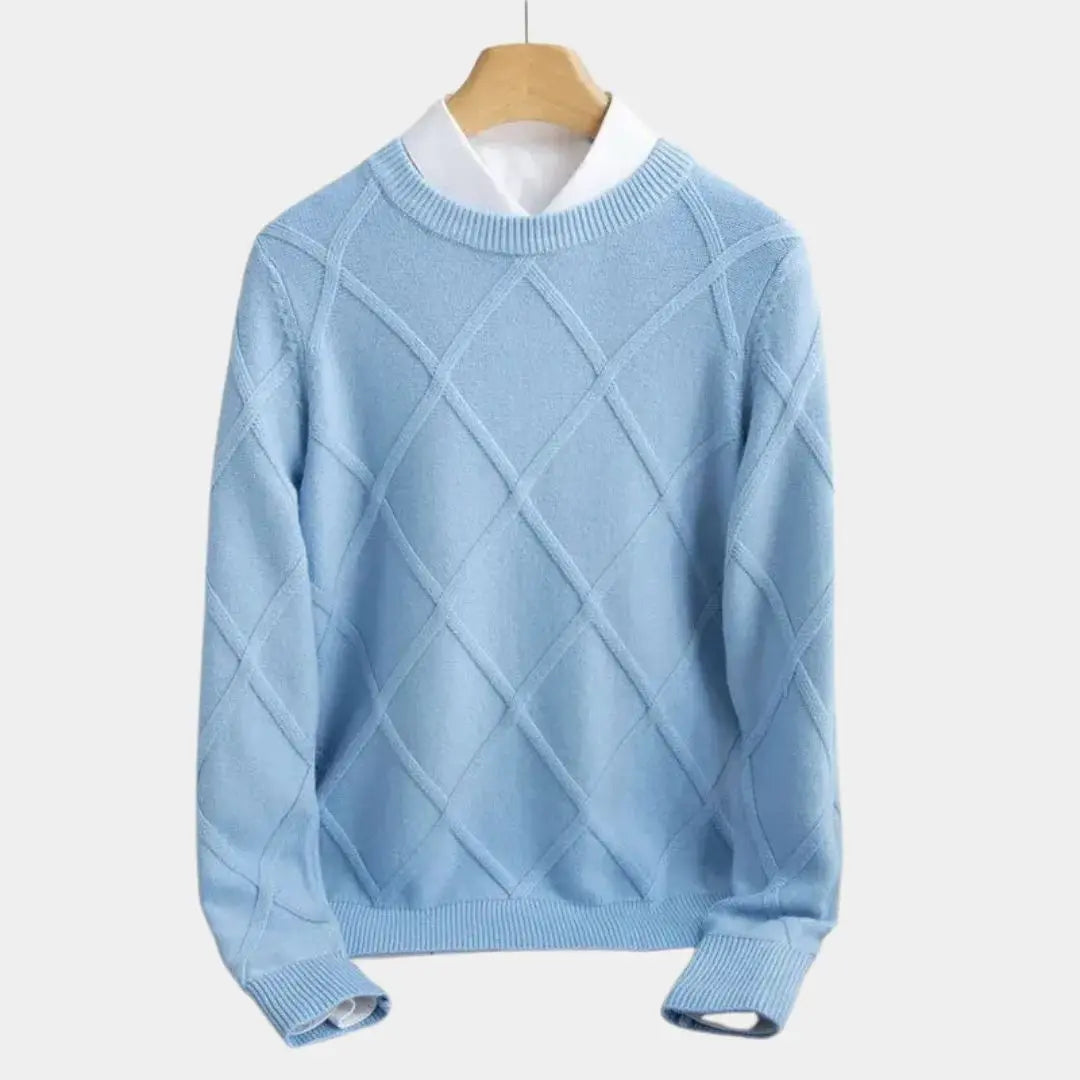 Echt sweater François Blanchet Premium Cashmere Tröja - Lyxig Komfort och Stil