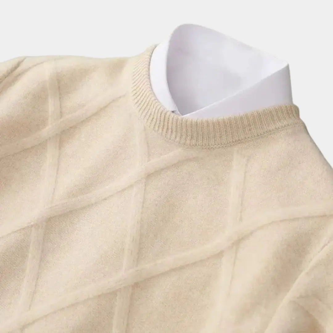 Echt sweater François Blanchet Premium Cashmere Tröja - Lyxig Komfort och Stil