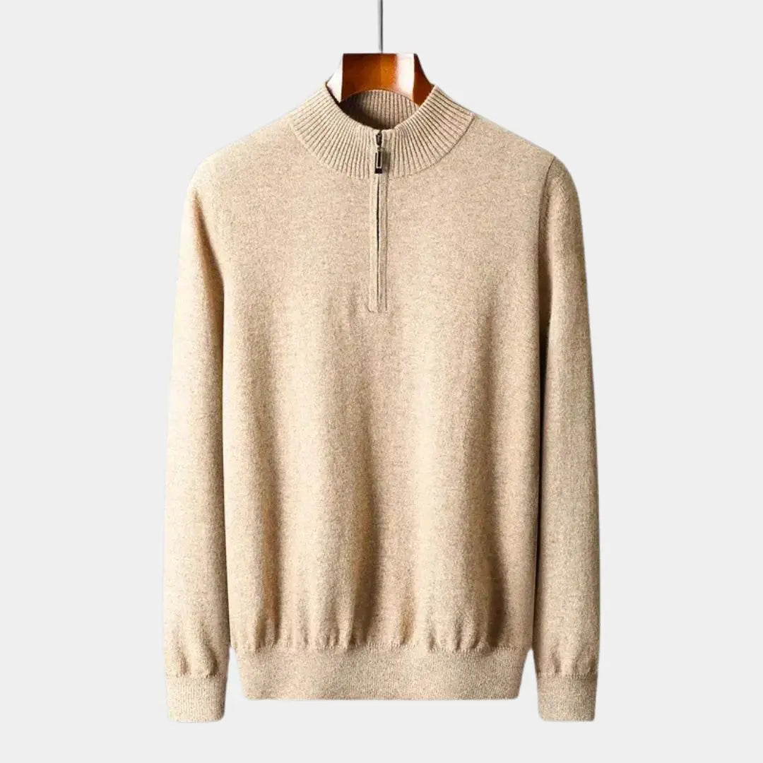 Echt sweater Merino Halvdraget Tröja - Elegant och Hållbar Komfort