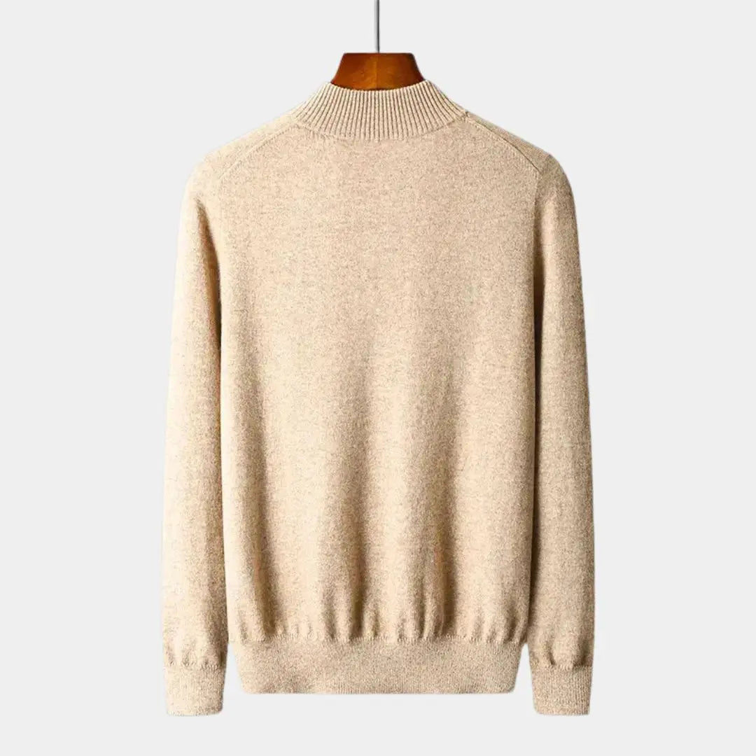 Echt sweater Merino Halvdraget Tröja - Elegant och Hållbar Komfort