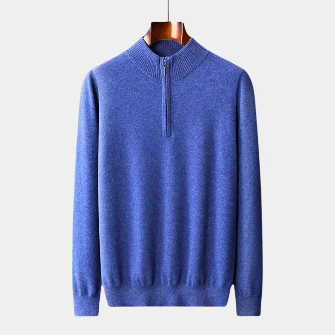 Echt sweater Merino Halvdraget Tröja - Elegant och Hållbar Komfort