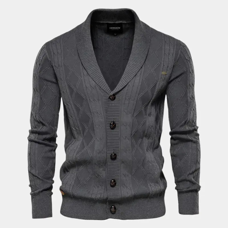 Echt sweater Minimalistisk Cardigan - Elegant och Mångsidig Stil för Alla