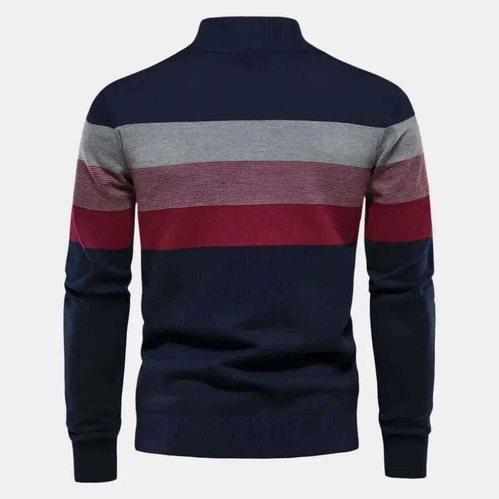 Echt sweater Minimalistisk Hög Krage Tröja - Elegant och Mångsidig Stil