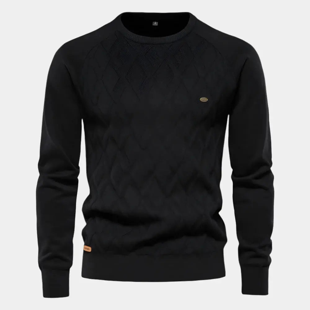 Echt sweater Minimalistisk Stickad Tröja - Elegant och Hållbar Stil