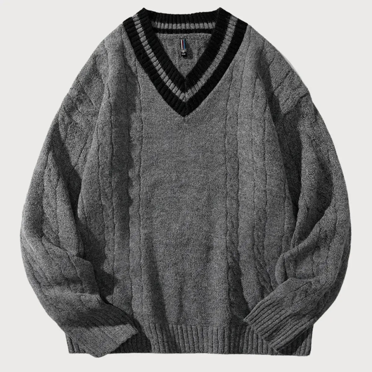 Echt sweater Minimalistisk V-ringad Tröja - Elegant & Mångsidig Stil