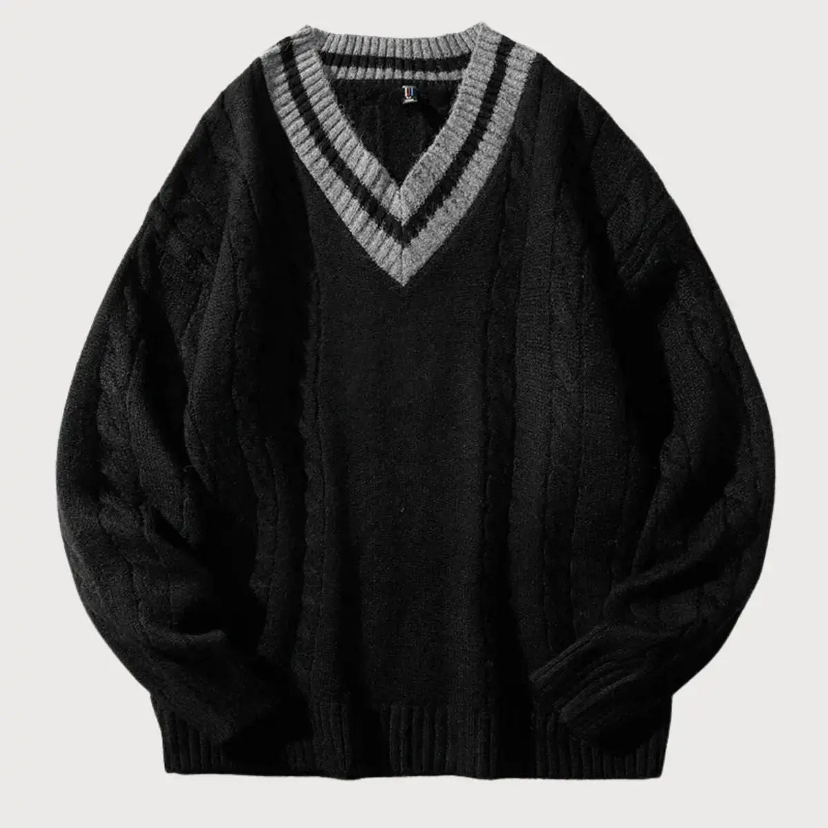 Echt sweater Minimalistisk V-ringad Tröja - Elegant & Mångsidig Stil