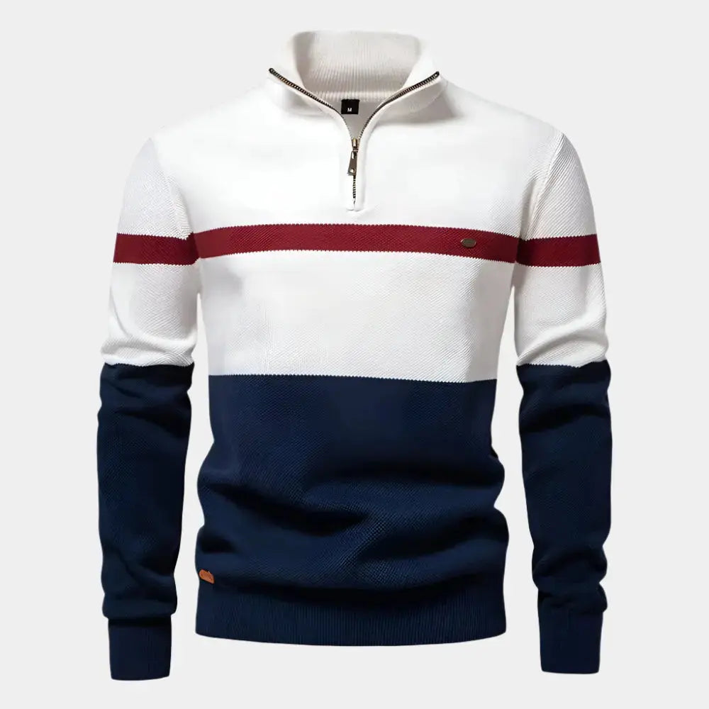 Echt sweater Quarter-Zip Tröja - Stilvol en Comfortabel voor Alla Tillfällen