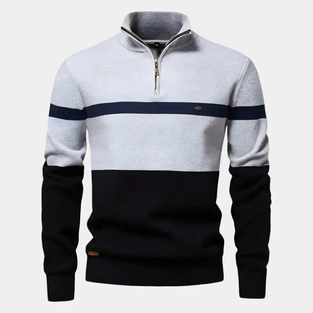 Echt sweater Quarter-Zip Tröja - Stilvol en Comfortabel voor Alla Tillfällen