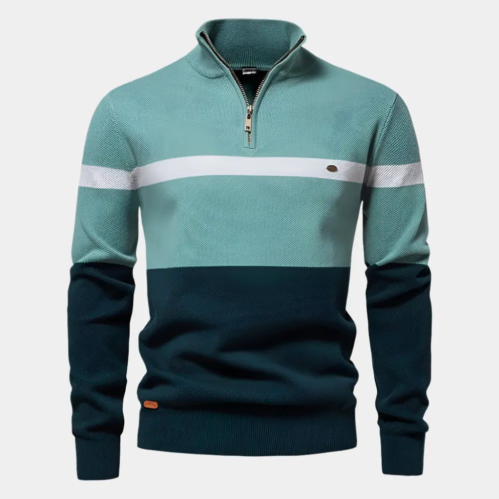 Echt sweater Quarter-Zip Tröja - Stilvol en Comfortabel voor Alla Tillfällen