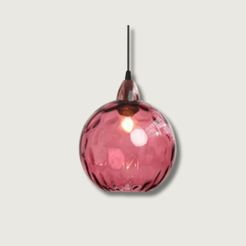 Elegant Hänglampa i Glas med Minimalistisk Design – Transparent, Höjd 30 cm, Diameter 25 cm 0