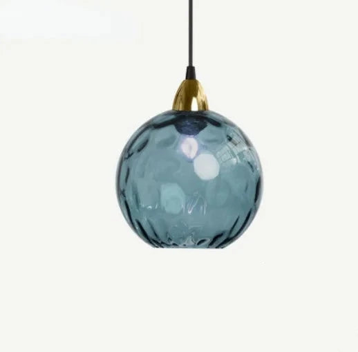 Elegant Hänglampa i Glas med Minimalistisk Design – Transparent, Höjd 30 cm, Diameter 25 cm 10
