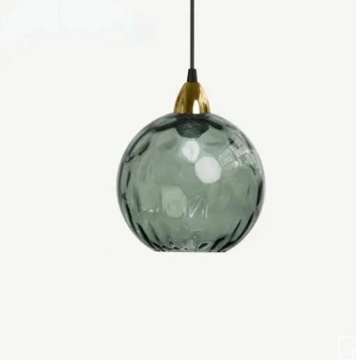 Elegant Hänglampa i Glas med Minimalistisk Design – Transparent, Höjd 30 cm, Diameter 25 cm 11