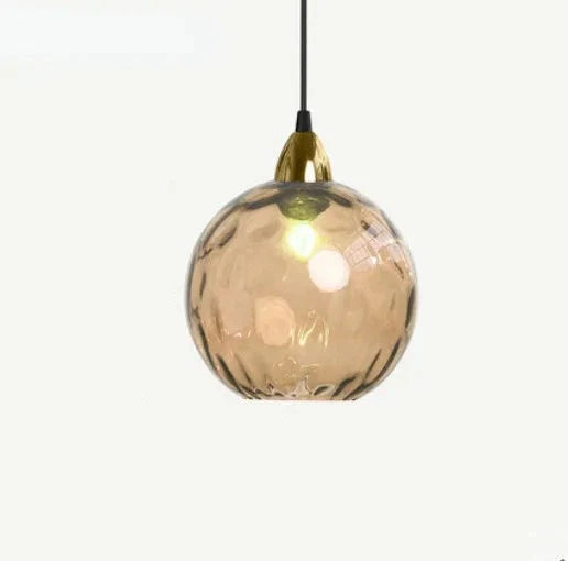 Elegant Hänglampa i Glas med Minimalistisk Design – Transparent, Höjd 30 cm, Diameter 25 cm 12