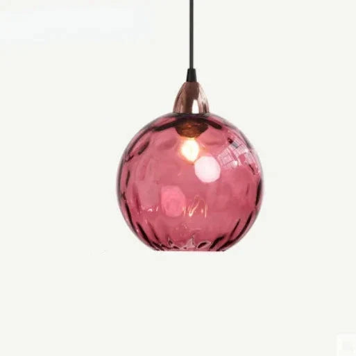 Elegant Hänglampa i Glas med Minimalistisk Design – Transparent, Höjd 30 cm, Diameter 25 cm 5