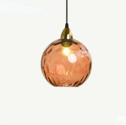 Elegant Hänglampa i Glas med Minimalistisk Design – Transparent, Höjd 30 cm, Diameter 25 cm 6