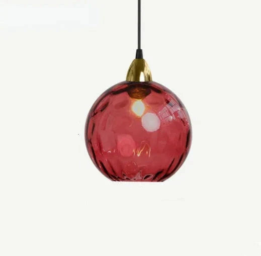 Elegant Hänglampa i Glas med Minimalistisk Design – Transparent, Höjd 30 cm, Diameter 25 cm 8