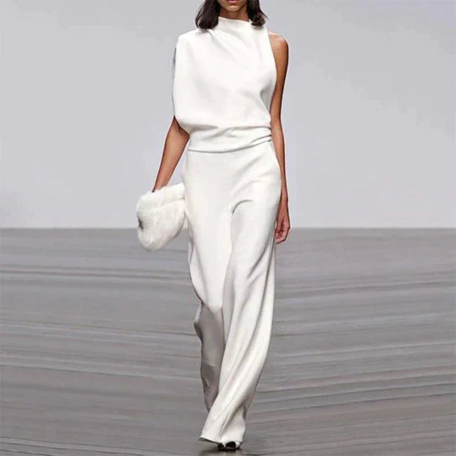 SIA Sommar Jumpsuit - Elegant Ärmlös Design för Kvinnor-2