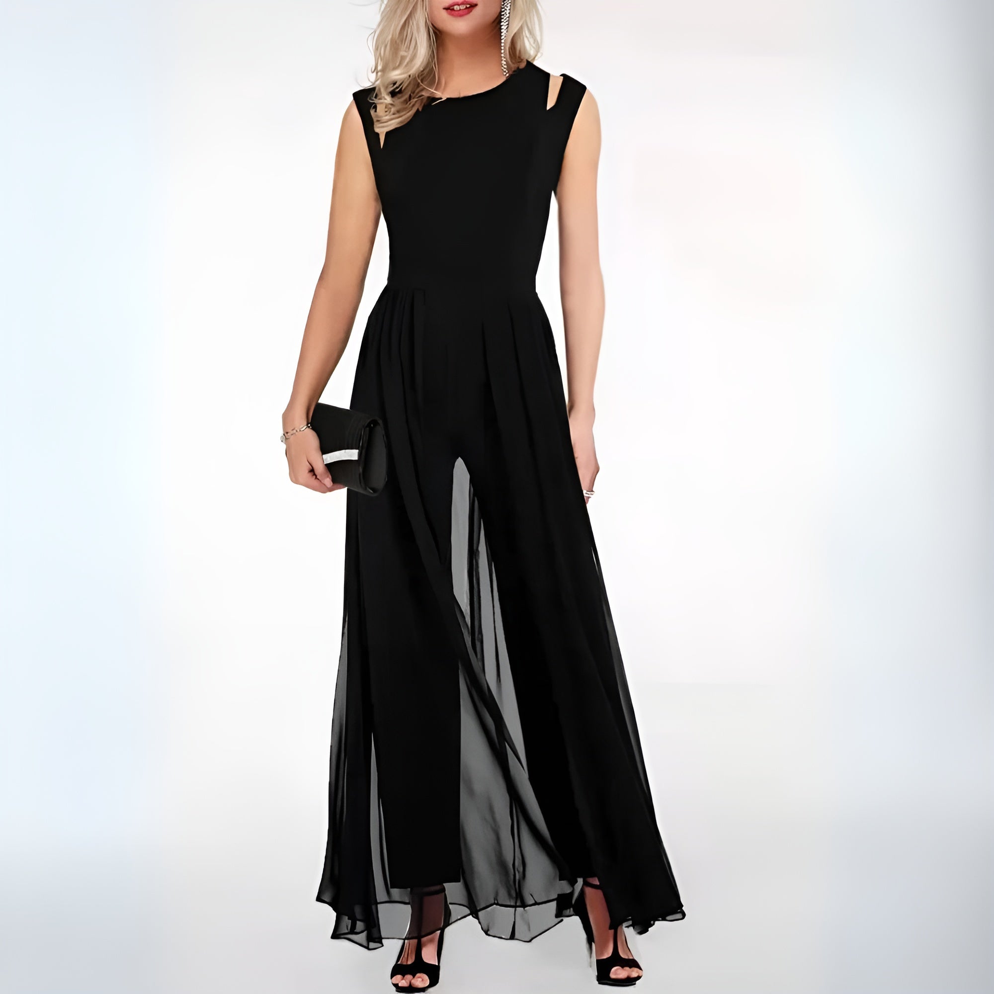 Elegant Eugenie Klänning för Kvinnor - Sommarens Must-Have Klänning-1