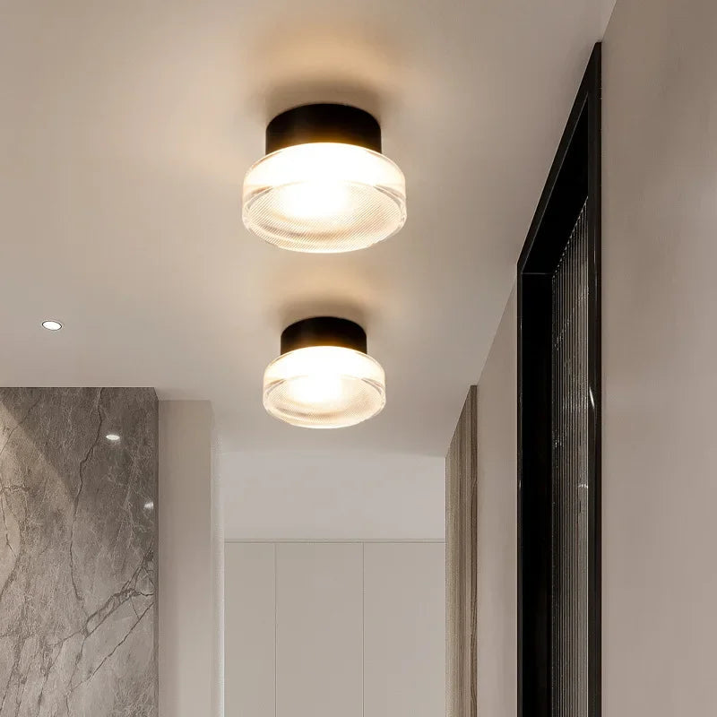 Modern Ronde Vägglampa i Metall och Glas – Elegant Belysning för Hemmet 1
