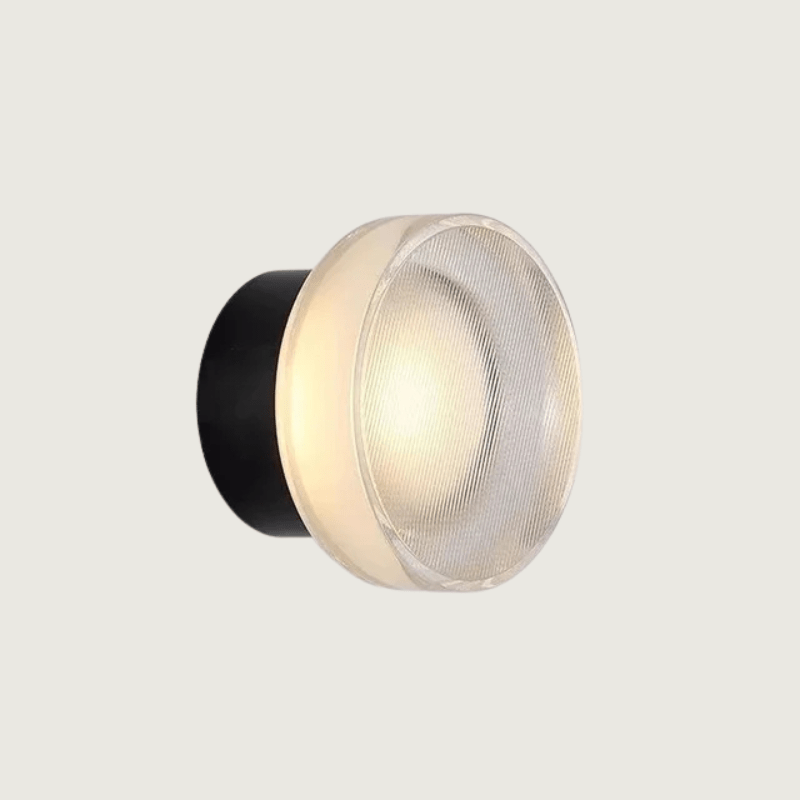 Modern Ronde Vägglampa i Metall och Glas – Elegant Belysning för Hemmet 11