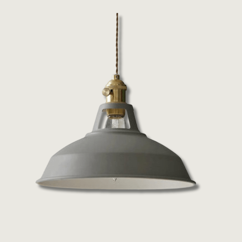 Retro Hänglampa i Metall för Industriell Stil – Svart, 60W E27 0