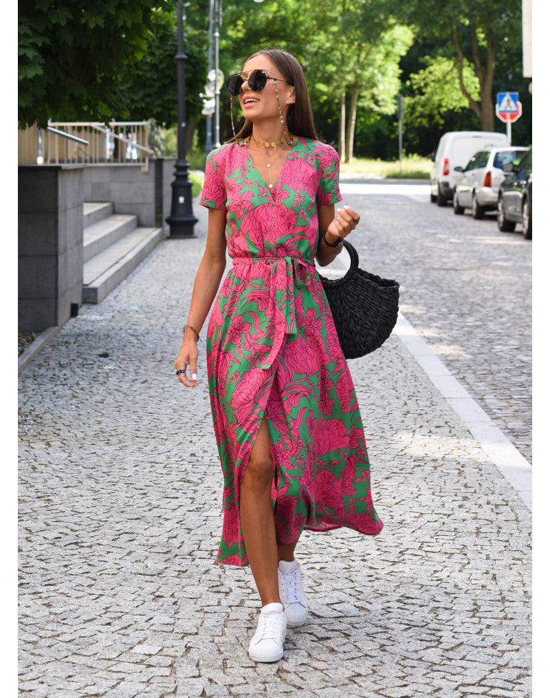 Marlene Elegant Sommarklänning Dam – Bekväm och Stilren-2