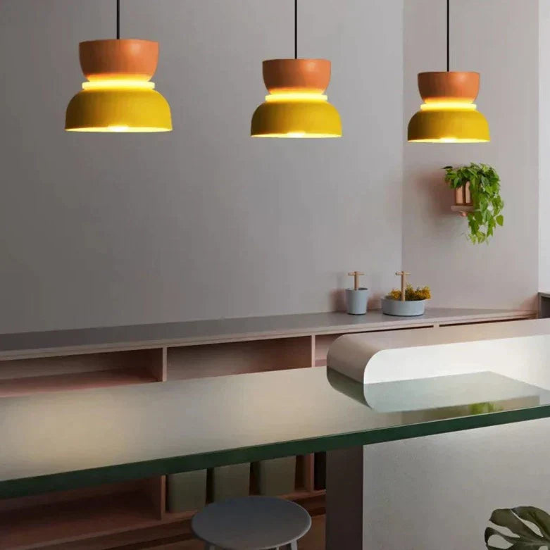 Skandinavisk Hänglampa i Pastellfärger – Macaron Design för Varm Belysning 5