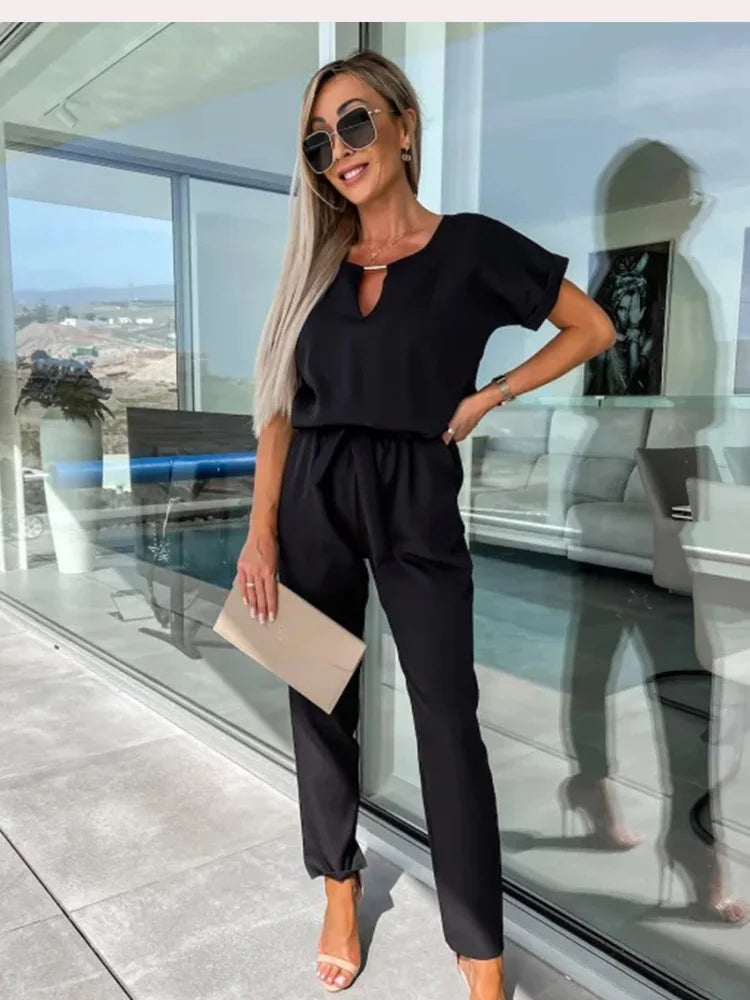 Elegant Jumpsuit för Damer - Tidlös och Mångsidig Stil-2