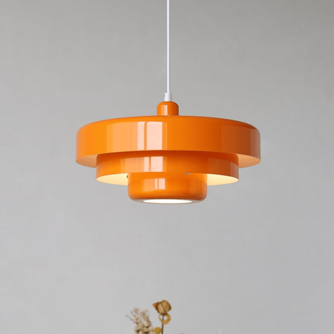 Vintage Hänglampa i Metall och Glas – Elegant LED Belysning för Vardagsrum och Matsal, Energibesparande 12W 2