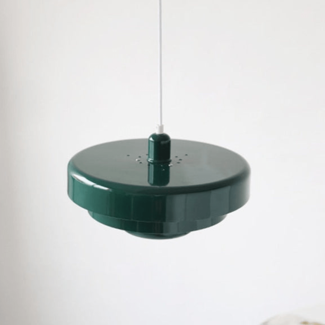 Vintage Hänglampa i Metall och Glas – Elegant LED Belysning för Vardagsrum och Matsal, Energibesparande 12W 6