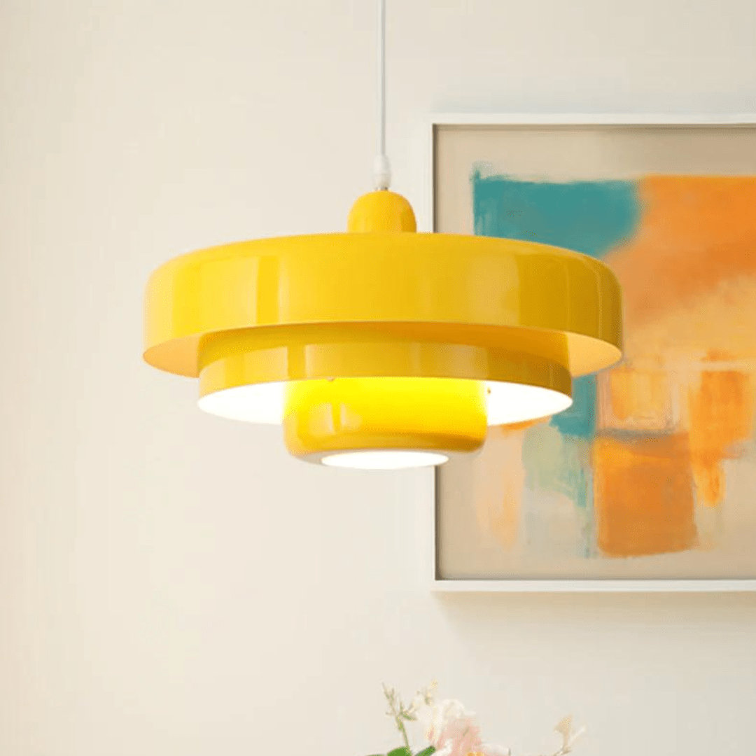 Vintage Hänglampa i Metall och Glas – Elegant LED Belysning för Vardagsrum och Matsal, Energibesparande 12W 8